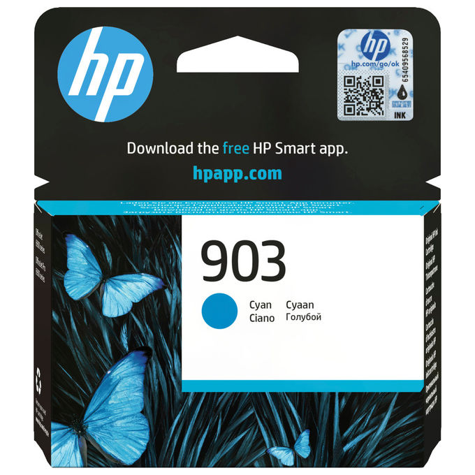 HP T6L87AE#BGX Cartuccia Inchiostro Ciano Originale 903 Standard 4 ml 315 Pagine