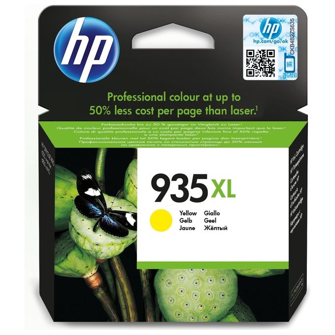 HP C2P26AE 935XL Cartuccia Inkjet Alta Capacita' 825 Pagine colore Giallo