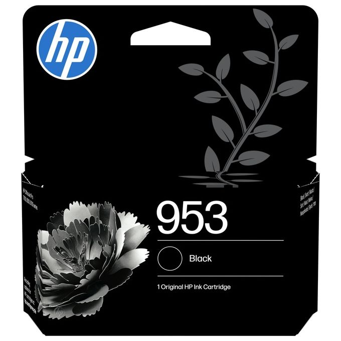 HP L0S58AE 953 Cartuccia di Inchiostro Nero Standard 20 ml Resa 900 Pagine colore Nero