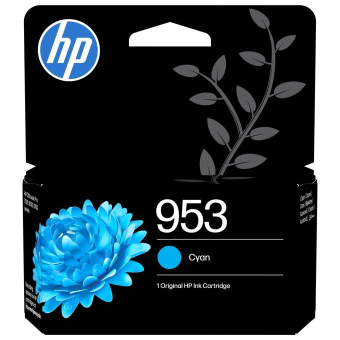 HP F6U12AE 953 Cartuccia di inchiostro originale Standard 630 pagine 9 ml colore Ciano