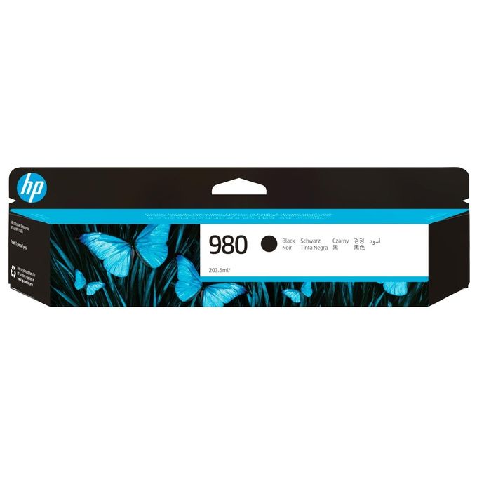 HP 980 Nero originale cartuccia d'inchiostro per Officejet Enterprise Color Flow X585z, X555dn, X555xh, X585dn, X585f
