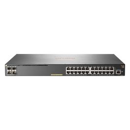 HP Aruba 2930F 24G PoE+ 4SFP Switch L3 gestito 24 x 10/100/1000 (PoE+) + 4 x Gigabit SFP (uplink) montabile su rack PoE+