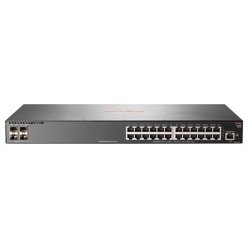 HP Aruba 2930F 24G 4SFP Switch L3 gestito 24 x 10/100/1000 + 4 x Gigabit SFP (uplink) montabile su rack