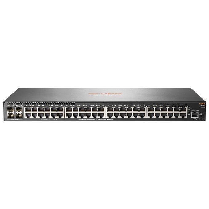 HP Aruba 2930F 48G 4SFP+ Switch L3 gestito 48 x 10/100/1000 + 4 x 1 Gigabit / 10 Gigabit SFP+ (uplink) montabile su rack