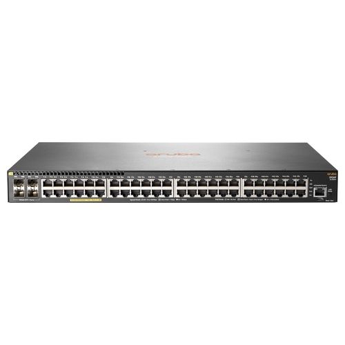 HP Aruba 2930F 48G PoE+ 4SFP+ Switch L3 gestito 48 x 10/100/1000 (PoE+) + 4 x 1 Gigabit / 10 Gigabit SFP+ (uplink) montabile su rack PoE+
