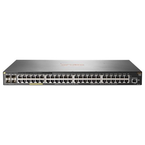 HP Aruba 2930F 48G PoE+ 4SFP Switch L3 gestito 48 x 10/100/1000 (PoE+) + 4 x Gigabit SFP (uplink) montabile su rack PoE+