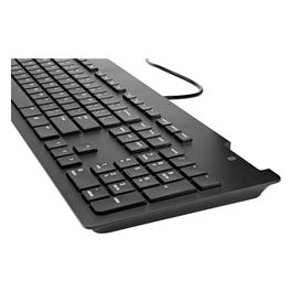 Business Slim Smartcard Tastiera Usb Nero