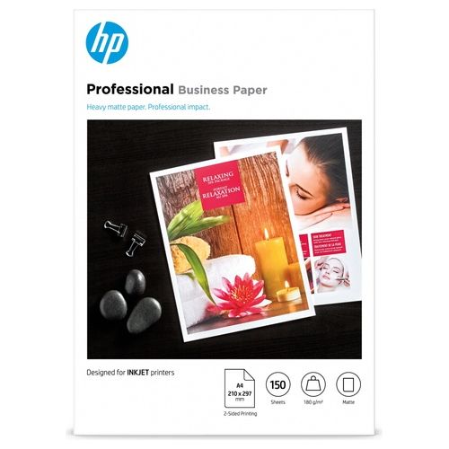 HP Carta Professionale opaca HP 7MV79A Grammatura 180 g/m2 Formato A4 Confezione da 150 Fogli