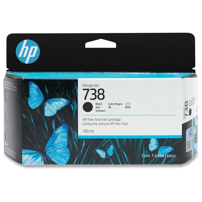 HP Cartuccia d'Inchiostro Nero DesignJet 738 130ml