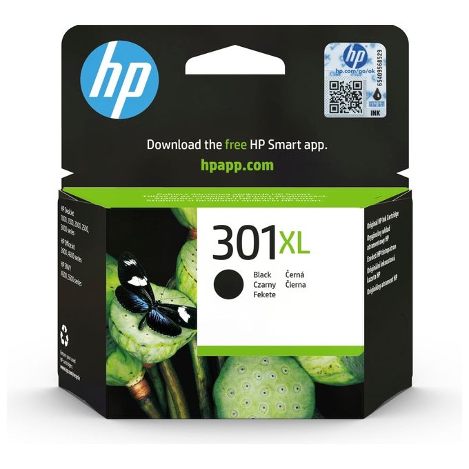 Hp cartuccia inchiostro 301xl nero 480 pagine