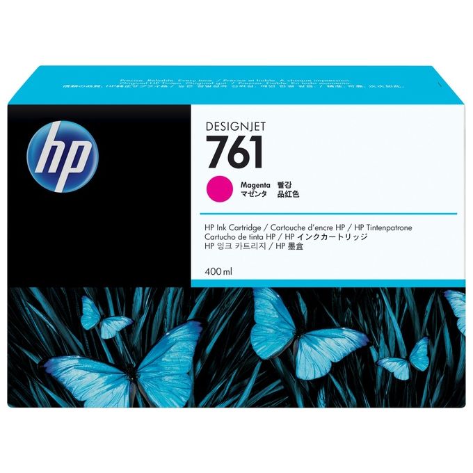 Hp cartuccia ink 761 magenta 400 ml