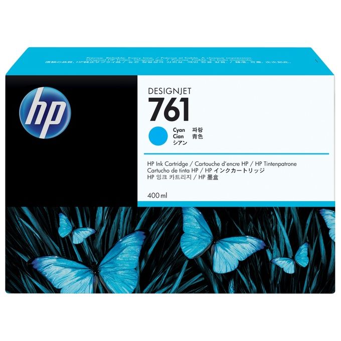 Hp cartuccia ink 761 ciano 400 ml