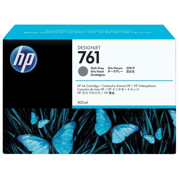 Hp cartuccia ink 761 grigio scuro 400 ml