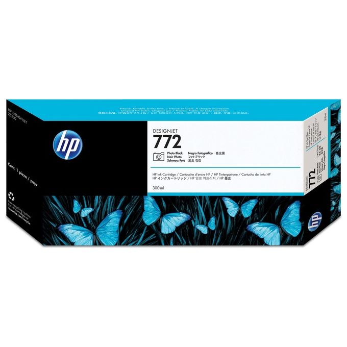 HP CN633A DesignJet 772 Cartuccia inchiostro Nero foto 300 ml colore Nero