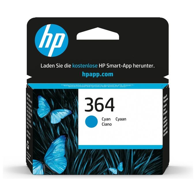 Hp Cartuccia Ink Ciano N.364 Blister