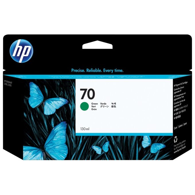 Hp cartuccia ink verde n.70 vivera 130ml