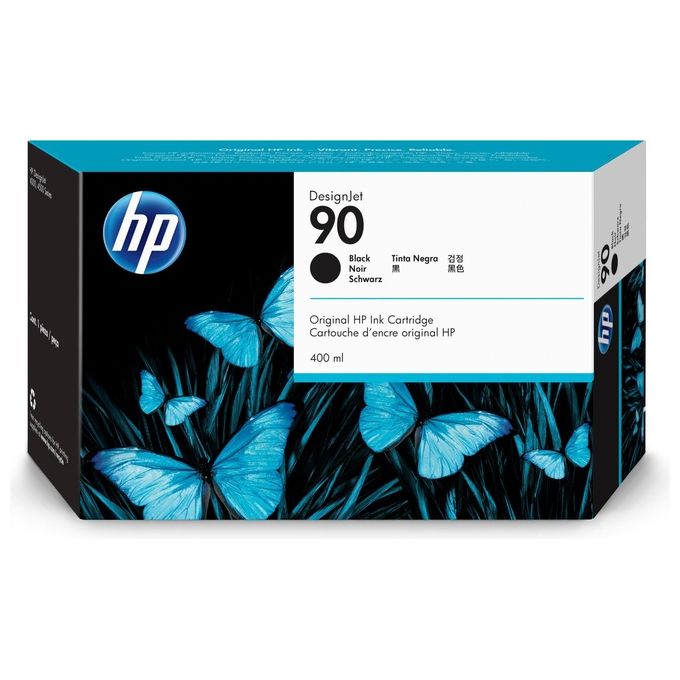 Hp Cartuccia Nero N 90 400ml Per Designjet 4000 4000ps