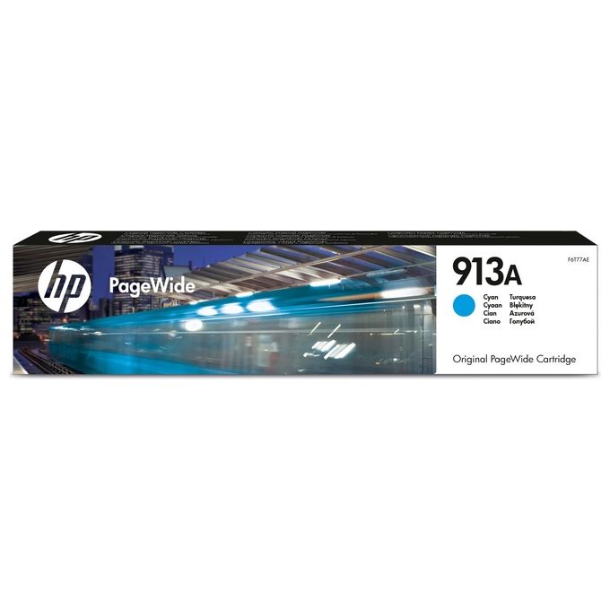 HP Cartuccia Originale 913a Ciano Pagewide