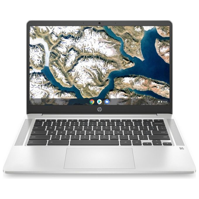 HP Chromebook 14a-na0049nl Notebook, Processore Intel Celeron N4120, Ram 4Gb, Hdd 64Gb eMMC, Display 14'', Chrome Os