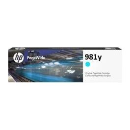 981Y L0R13A Cartuccia Inchiostro Originale da 16000 Pagine, ad Elevata Capacità, Compatibile con le Stampanti PageWide, Serie Enterprise Color 556 e serie Enterprise Color Flow MFP 586z, Ciano