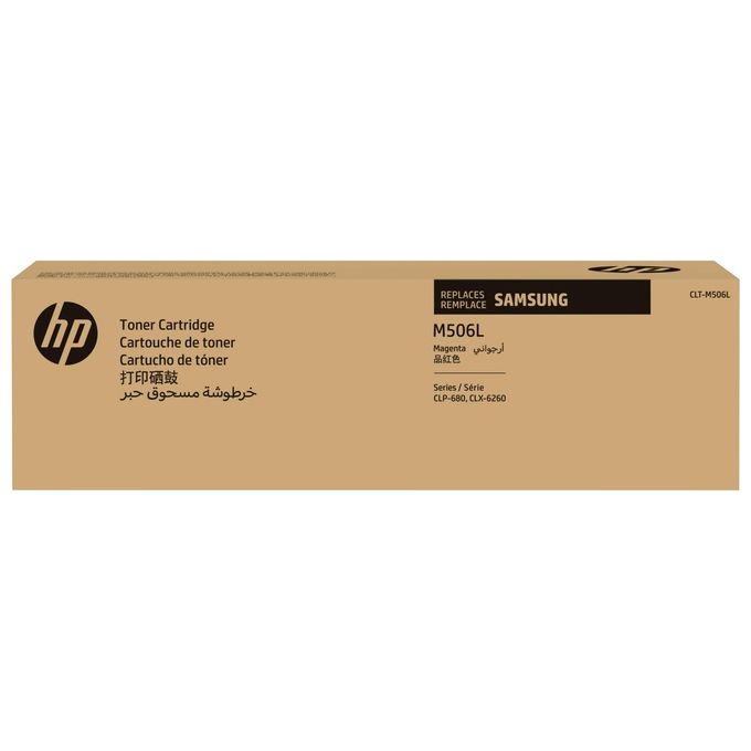 HP SU305A CLT-M506L Cartuccia Toner Laser Alta Capacita' 3500 Pagine per Samsung CLP-680 CLX-6260 colore Magenta