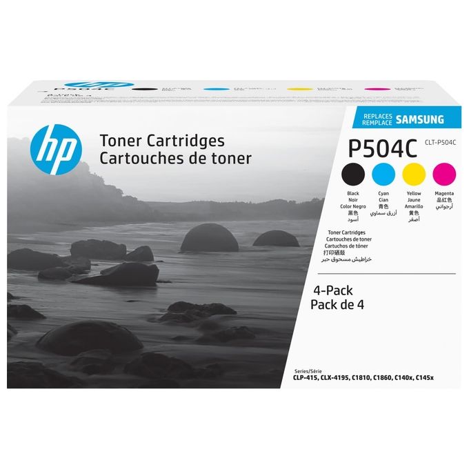 HP CLT-P504C Toner Laser Multipack 4 Cartucce Nero Ciano Magenta Giallo 2500 pagine nero 1800 pagine colore colore Nero Ciano Magenta Giallo