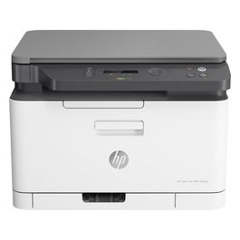 Color LaserJet MFP 178nw 4ZB96A, Stampante a Singola Funzione A4, Stampa Fronte e Retro Manuale a colori, 18 ppm, USB, Wi-Fi, Ethernet, Schermo LCD a icone con