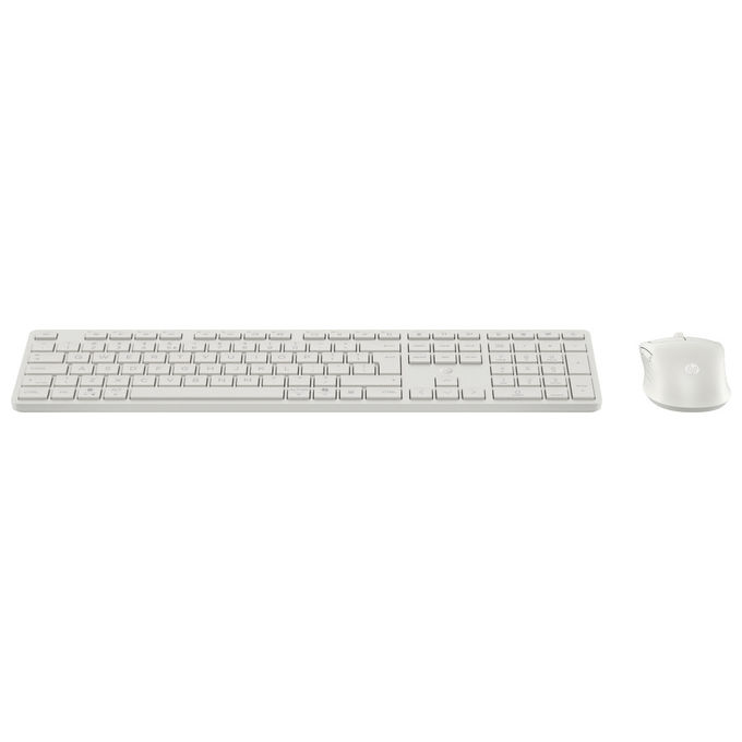 immagine di HP BE1M6AA Combinazione Tastiera e Mouse 495C Multi-Dispositivo Dual-Mode Wireless Bianco