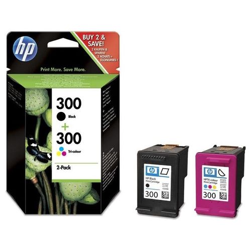 Hp Combo Pack Cartucce N 300 Nero Colore Blister