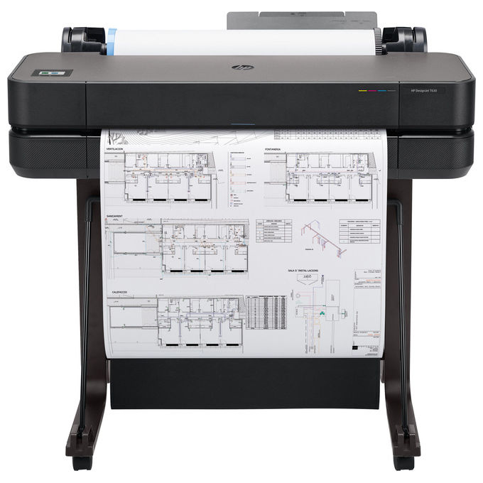 HP DesignJet T630 Plotter 24 pollici A1 4 colori Wi-Fi stampante grande formato