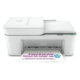 DeskJet 4122e 26Q92B, Stampante Multifunzione a Getto d'Inchiostro A4 a Colori, Fronte e Retro Manuale, 8,5 ppm, Wi-Fi, Smart, Bianca