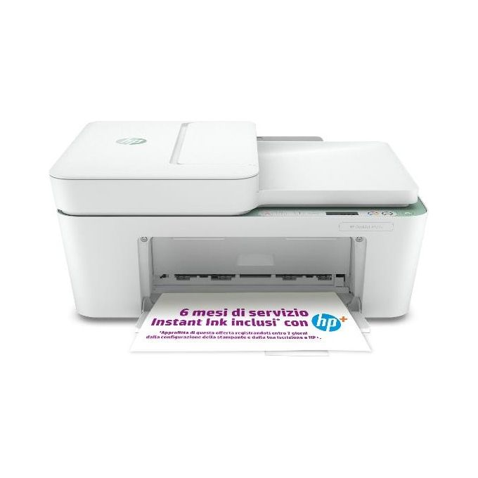 HP Stampante Inkjet Multifunzione DeskJet 4122e Risoluzione 1200 x 1200 DPI A4 Bianca