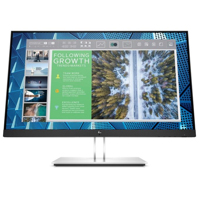 HP Monitor 23.8" LED IPS E24Q G4 2560 x 1440 Pixel Quad HD Tempo di Risposta 5 ms