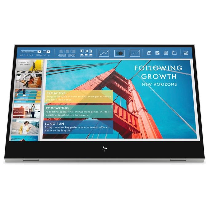 HP Monitor Portatile 14'' LED IPS E14 G4 1920x1080 Full HD Tempo di Risposta 5 ms
