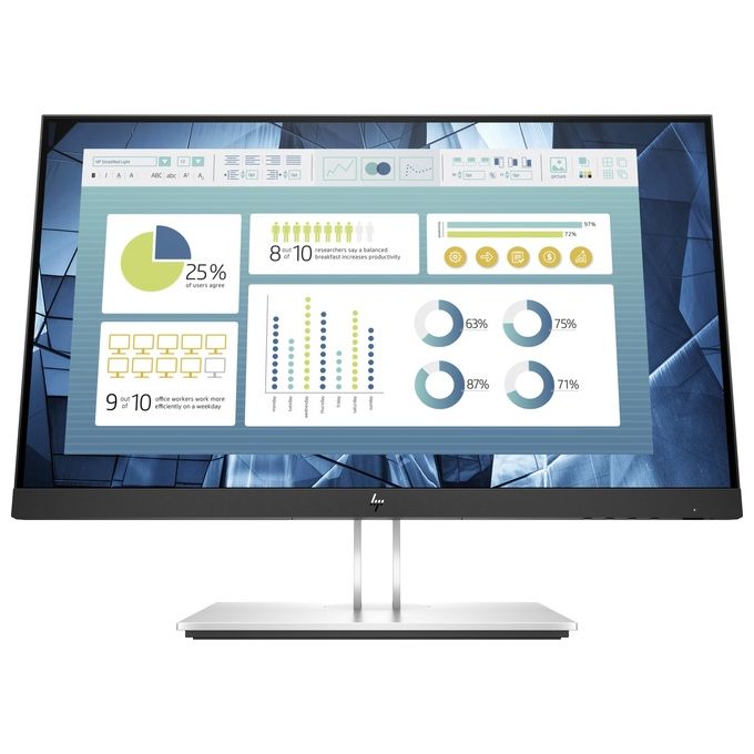 HP Monitor 21.5'' LED IPS E22 G4 1920 x 1080 Full HD Tempo di Risposta 5 ms