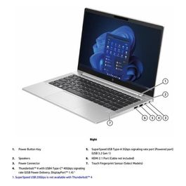 EliteBook 630 G10 i5-1335u 8Gb Hd 256Gb Ssd 13.3" Windows 11 Pro