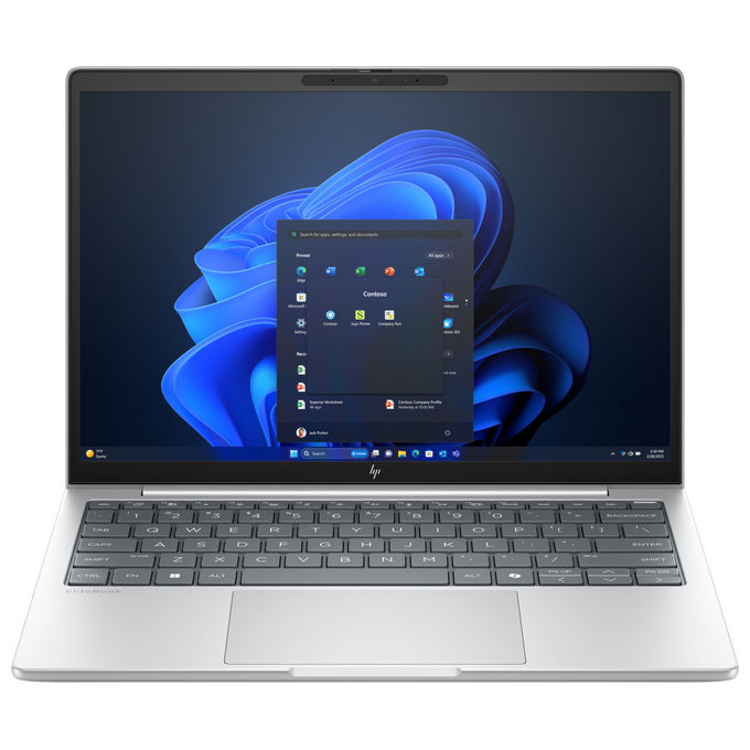 HP AD3D5ET EliteBook 8 G1i Notebook 13.3 pollici Intel Core Ultra 5 16GB RAM 512GB SSD Windows 11 Pro colore Argento