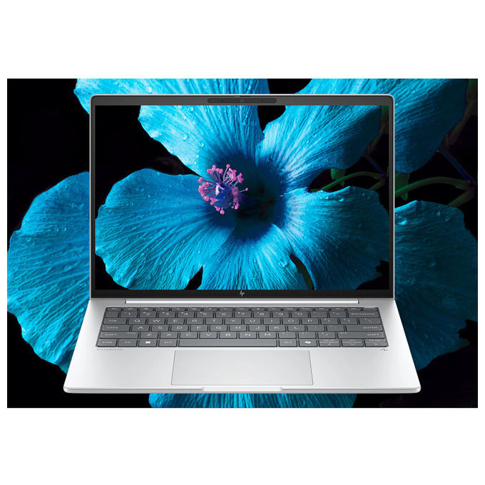 HP D76LFET EliteBook 8 G1i Notebook AI PC 14 pollici Intel Core Ultra 5 16GB 512GB SSD WUXGA Windows 11 Pro Argento