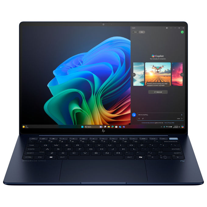 HP, EliteBook Ultra G1i, Notebook 14 pollici, Intel Core Ultra 7 268V, 32 GB RAM, 512 GB SSD, Blu