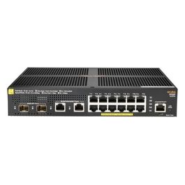 Enterprise Aruba 2930F 12G PoE+ 2G/2SFP+ Gestito L3 Gigabit Ethernet 10/100/1000 Nero 1U Supporto Power over Ethernet