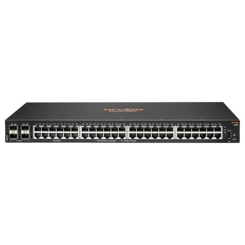 HP Enterprise Aruba 6000 48G 4SFP Switch L3 Gestito 48 x 10/100/1000 + 4 x Gigabit SFP Montabile su Rack CA 100-127 V / 200-240 V