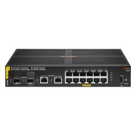 HP Enterprise Aruba 6100 12G Class4 PoE 2G/2SFP+ 139W Gestito L3 Gigabit Ethernet 10/100/1000 Supporto Power over Ethernet 1U Nero