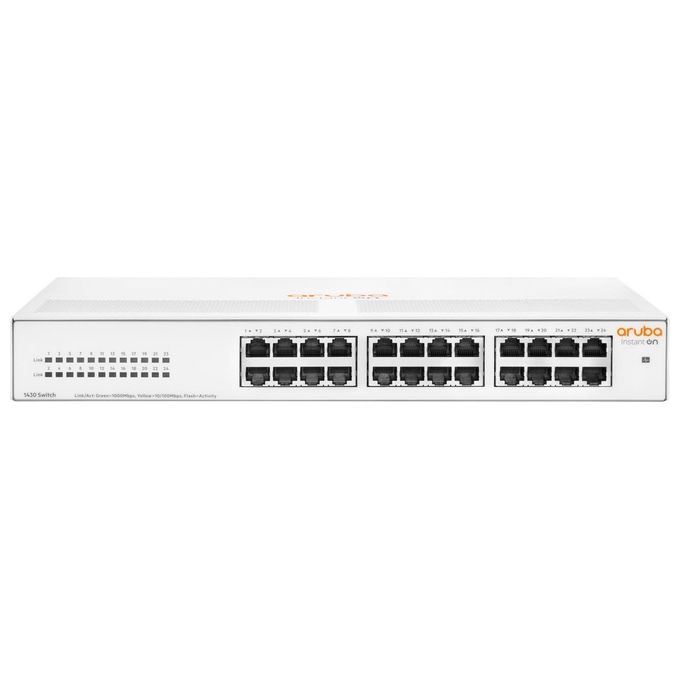 HP Enterprise Aruba Instant On 1430 24G Non Gestito L2 Gigabit Ethernet 10-100-1000 1U Bianco