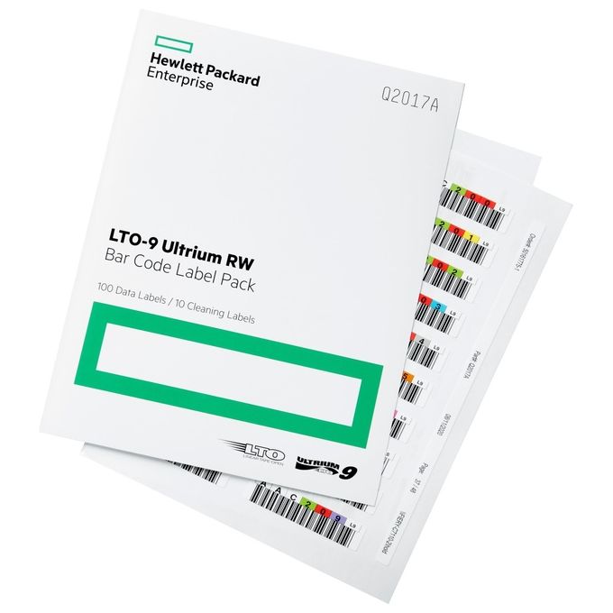 HP Enterprise LTO-9 Ultrium RW Bar Codice Label Pack