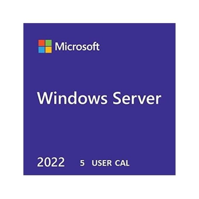 HP Enterprise Microsoft Windows Server 2022 5 Users CAL Utente OEM Multilingue Worldwide