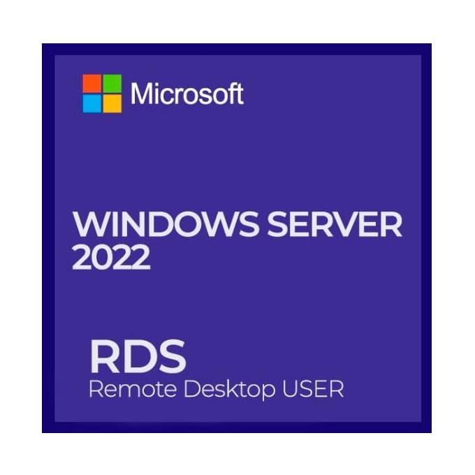 HP Enterprise Microsoft Windows Server 2022 Licenza 5 CAL Utente RDS Multilingue Worldwide