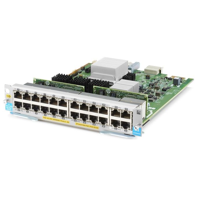 HP Enterprise Modulo di Espansione Gigabit Ethernet (PoE+) x 20 + 1-2.5-5-10GBase-T (PoE+) x 4 per HPE Aruba
