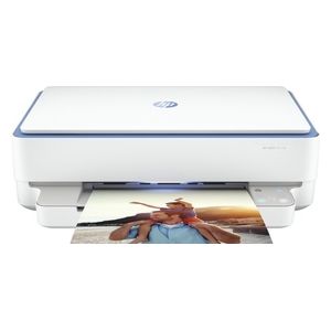 HP ENVY 6010e - Stampante multifunzione, stampante, scanner, fotocopiatrice, WLAN, Airprint con inchiostro istantaneo di 6 mesi, colore: Blu