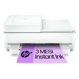 Envy 6530e 714P1B Stampante Multifunzione a Getto d'Inchiostro A4 a Colori Stampa Fronte e Retro Automatica Fino a 10 ppm Wi-Fi ADF Fax