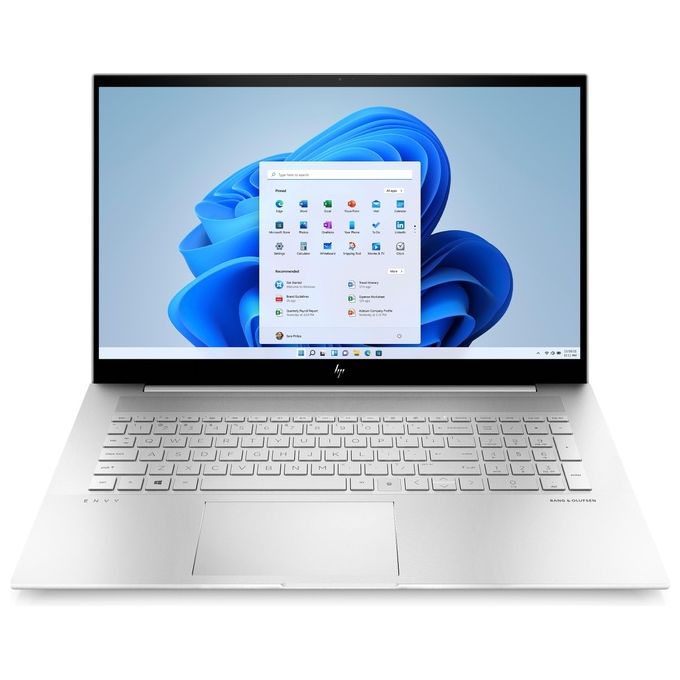 HP ENVY Laptop 17-ch1007nl Notebook, Processore Intel Core i7-1195G7, Ram 16Gb, Hdd 1Tb SSD, Display 17.3'', Windows 11 Home